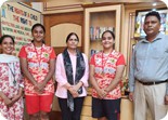 CAGERS BAGGED GOLD IN U -19 GIRLS CATEGORY IN DISTRICT BASKET BALL TOURNAMENT