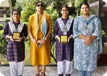 PIR JAZA AND YUVIKA BAGGED SECOND PRIZE IN HINDI DECLAMATION CONTEST ORGANIZED BY LSSC